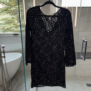 Capri Lifestyle Black Lace Dress